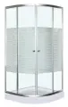 Душевой уголок COSTABELL SW-815SA 900х900х1950 мм, низкий поддон, стекло прозрачное с рисунком полос