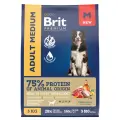 Сухой корм для собак средних пород с индейкой и телятиной 3 кг Brit Premium Dog Adult Medium