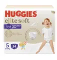 Подгузники-трусики детские HUGGIES Elite Soft 5 12–17кг, 34шт