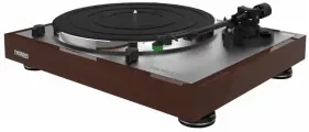 Thorens TD-402DD TP72 AT VM95E highgloss walnut виниловый проигрыватель