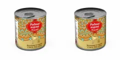 Родные Корма Консервы для собак Нежные, калтыки и языки в желе, 240 г, 2 шт/уп