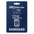 Карта памяти SDXC UHS-I U3 Samsung Pro Ultimate 128 ГБ, 200 МБ/с, Class 10, MB-SY128S/WW, 1 шт, без адаптера