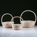Набор корзин плетёных, 3 шт, 36×36×13×36 см