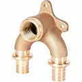 Проточный настенный угольник STOUT (5 шт.) 20x1/2 бронзовый для труб из сшитого полиэтилена (SFA-0040-002012)