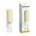 Светодиодная лампа FERON LB-434 G9 9W 2700K 38146