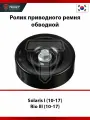 Ролик приводного ремня (обводной) Solaris I (10-17)/RIO III (10-17) (HYUNDAI/KIA)
