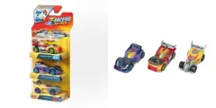 Набор машинок T-Racers Mix 'n Race, №2, 3 шт, пластик, сменные детали, в блистере (PTR7V316RU01)