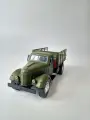 Коллекционная машинка игрушка металлическая ЗиC-150 бортовой для мальчиков масштабная модель 1:32 зеленый