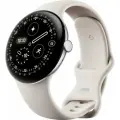 Умные часы Google Pixel Watch 4 45mm Wi-Fi (Polished Silver/Porcelain)