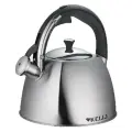 KELLI Чайник со свистком KL-4510/KL-4511 3 л, 3 л, серебристый