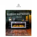 Электрокамин ELEMENT FLAME Quattroporte Silverado 1600, с тумбой, для телевизора