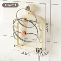 Подставка для крышки кастрюли Other, настенная, с присоской, кремовая