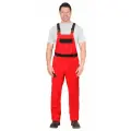 Полукомбинезон Престиж красный с чёрным р. 56-58/170-176 /Полукомбинезон рабочий мужской / Полукомбинезон рабочий