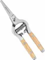 Секатор для обрезки с прямыми лезвиями и деревянной ручкой Berry&Bird