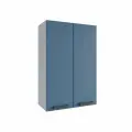 Кухонный шкаф навесной, ВП 600/2, Кухня Ройс, Серый / Лазурь Софт