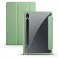Чехол Samsung Galaxy Tab S7+ / S7 FE / S8+12.4 с держателем для стилуса (PC) зеленый матча