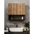 Навесной шкаф пенал для ванной
