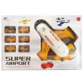 Игровой набор строительный: самолет и 6 машинок (свет, звук )669-33