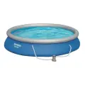Бассейн с надувным бортом 366х76 см, 5377 л, с фильтр-насос 1249л/ч.
