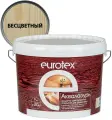 Лак антисептик акриловый Eurotex Аквалазурь бесцветный 9 л