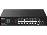 TEG1128P-24-250W коммутатор неуправляемый PoE, 26x1 гбит/с, PoE 24х30 вт (до 230вт), SFP 2х1 гбит/с