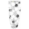 Ваза для цветов 35 см Bohemia Jihlava Lisboa /Матовые и черные шары хрусталь Йиглава / 157556