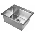 Мойка для кухни WISENT нержавеющая 60х45см. Сифон с ситечком.