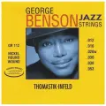 GR112 George Benson Jazz Комплект струн для акустической гитары, круглая оплетка, 12-53, Thomastik