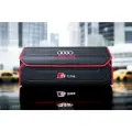 Органайзер в багажник AUDI S Line, черный с красным кантом 70 см