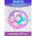 Тормозной диск 160 мм для велосипеда / Велосипедный ротор дискового тормоза
