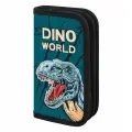 Пенал пифагор, 2 отделения, ламинированный картон, 19х11 см, Dino world, 272249