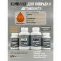 Комплект для покраски CITROEN, код ETE, INDACETE, ZESTY ORANGE, базовая автомобильная эмаль 250 мл, лак 2K 250 мл с отвердителем, разбавитель 125 мл, FixPaint Pro