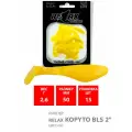 Силиконовая приманка для рыбалки RELAX - риппер KOPYTO BLS 2, длина - 5,0cm, вес - 2,6g, цвет S060 (Yellow) (15 штук)