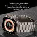 Титановый Ремешок Для Apple Watch 10 46 мм Ultra 2 49 мм Серия 9 45 мм 44 мм Роскошный Металлический Ремешок Для iWatch 8 7 6 5 4 SE Браслет, титан, Apple Watch 42 мм, Apple Watch 45 мм