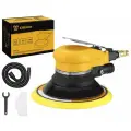 Машина шлифовальная пневматическая Deko DKOS150, 150 мм, желто-черный (063-4382)