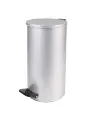 Урна для мусора с педалью 40 литров, серая
