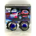 Линзы Bi Led 3.0 для Mazda 6 I (GG) 2002 - 2008 г. в.(комплект линзы+рамки) светодиодные ближнего и дальнего света в автомобильные фары / Би Лед модули 2шт + рамки 2шт
