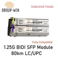 1.25G SFP Bidi-трансивер, 80 км 1490 нм/1550 нм 1000Base-BIDI одномодовый симплексный оптоволоконный модуль LC для модуля Cisco SC/LC с WDM, 80KM-1pair