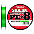 Плетёный шнур Sunline Siglon X8 150м. 0.223 LIGHT GREEN