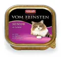 Влажный корм для пожилых кошек старше 7 лет Animonda Vom Feinsten Senior с ягненком 100 г х 32 шт.