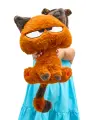 Мягкая игрушка Кот Гарфилд рыжий 35 см