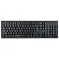 Клавиатура Оклик Oklick 120M, USB, русская/английская раскладка, черная