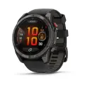 Garmin Fenix 8 Pro 51 мм AMOLED, сапфир, титан, карбон серый DLC, черный/серый ремешок (010-03199-01)