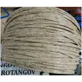 Ротанг искусственный ROTANGOV, ротанг для плетения Полумесяц 5кг 7мм, цвет Бразильский орех