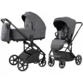Коляска 2 в 1 Carrello Alfa Fashion Grey с рождения до трех лет