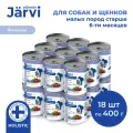 Влажный корм Jarvi консервы для щенков и собак всех пород, Ягненок 400 г х 18 шт.