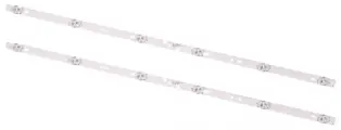 Подсветка для телевизора Fusion FLTV-32L32, FLTV-32H110T / 32 3V 6 led 2 pin (комплект 2 шт) 617mm