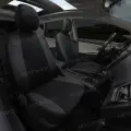 Чехлы Автопилот для Ford Focus III Ambiente/Trend с 11г. (Задняя спинка без подлокотника). Алькантара, ромб, черный.