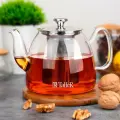 Чайник заварочный TalleR Девоншир, TR-31381, 1200 мл, термостойкое стекло