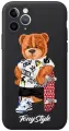 Черный силиконовый чехол для iPhone 11 Pro Tony Style со скейтом для Айфон 11 Про